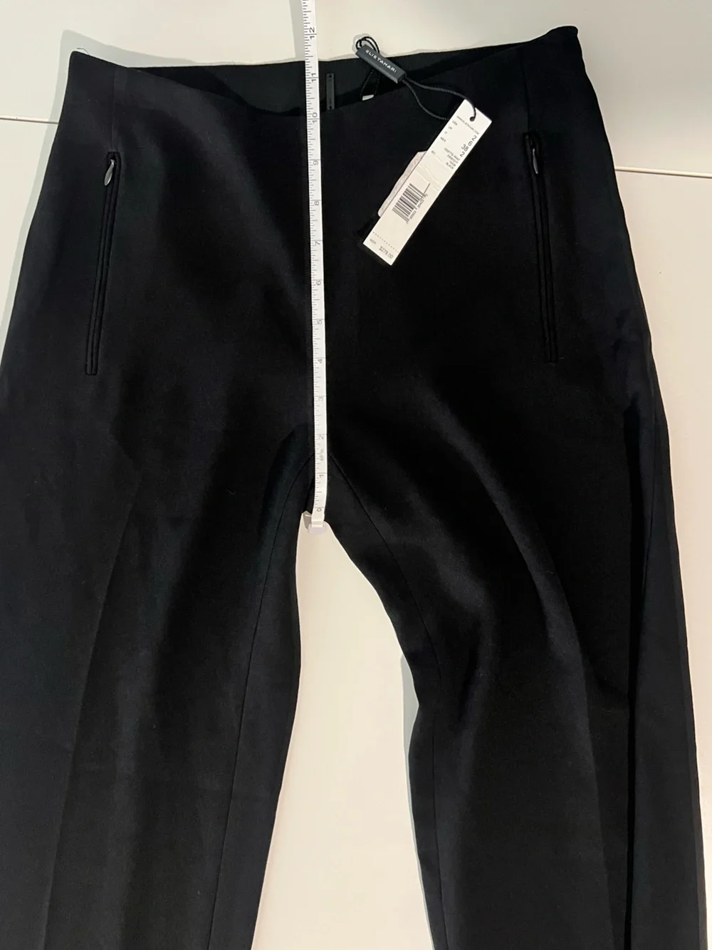 Elie Tahari Odette Wide Leg Pants Black Size 2 NWT
